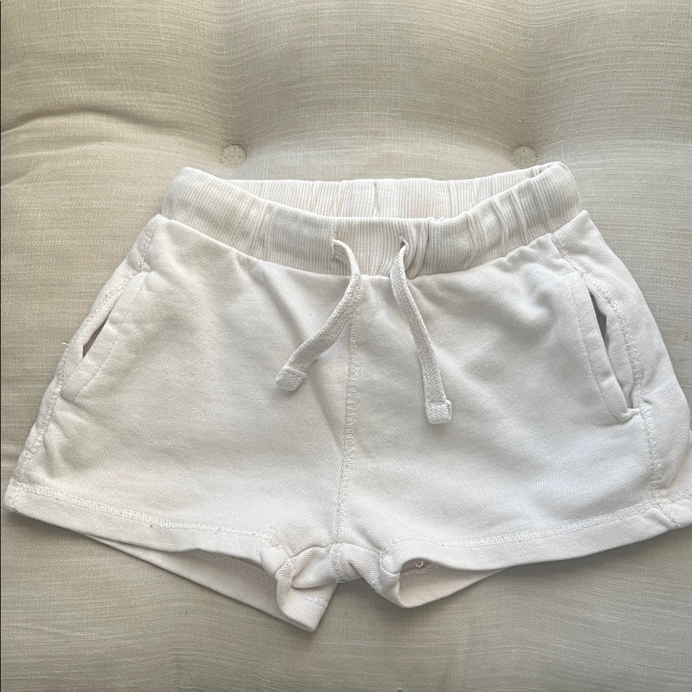 Zara kids Off-White Athletic Shorts